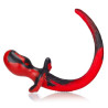 Oxballs Plug Queue Puppy Tail Beagle 9.5 x 5 cm Rouge